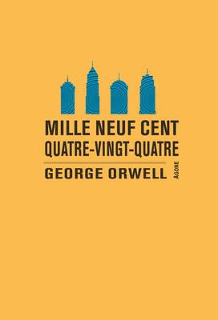 Couverture du livre « Mille neuf cent quatre-vingt-quatre » de George Orwell, librairie Les Contes Infusés à Corte