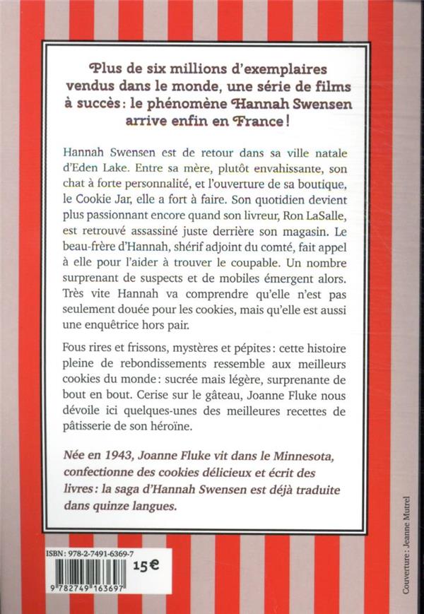 Quatrième de couverture de « Meurtres et pépites de chocolat »