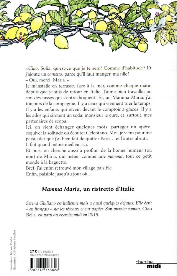 Quatrième de couverture de « Mamma Maria : roman »