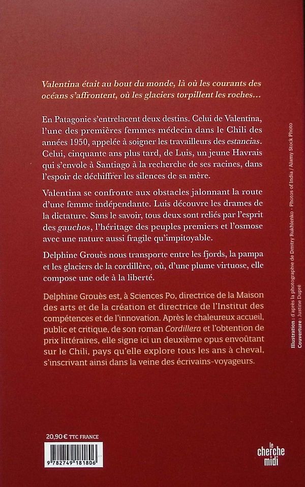 Quatrième de couverture de « Les braises de Patagonie »