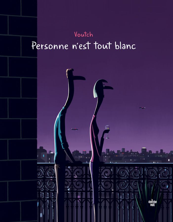 Couverture du livre « PERSONNE N'EST TOUT BLANC (NOUVELLE EDITION) » de Voutch, librairie Les Contes Infusés à Corte