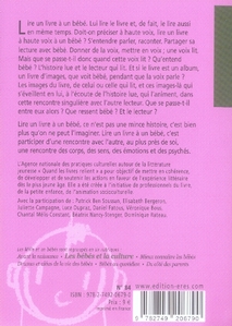 Quatrième de couverture de « 1001 BB 084 - LIRE A HAUTE VOIX DES LIVRES AUX TOUT-PETITS »