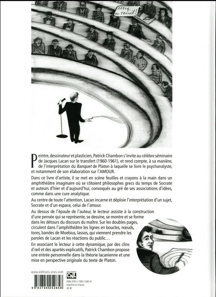 Quatrième de couverture de « LACAN O BANQUET DE PLATON »