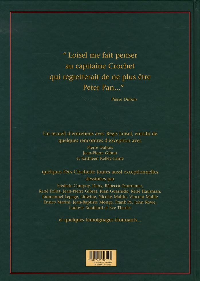 Quatrième de couverture de « LOISEL, DANS L'OMBRE DE PETER PAN »