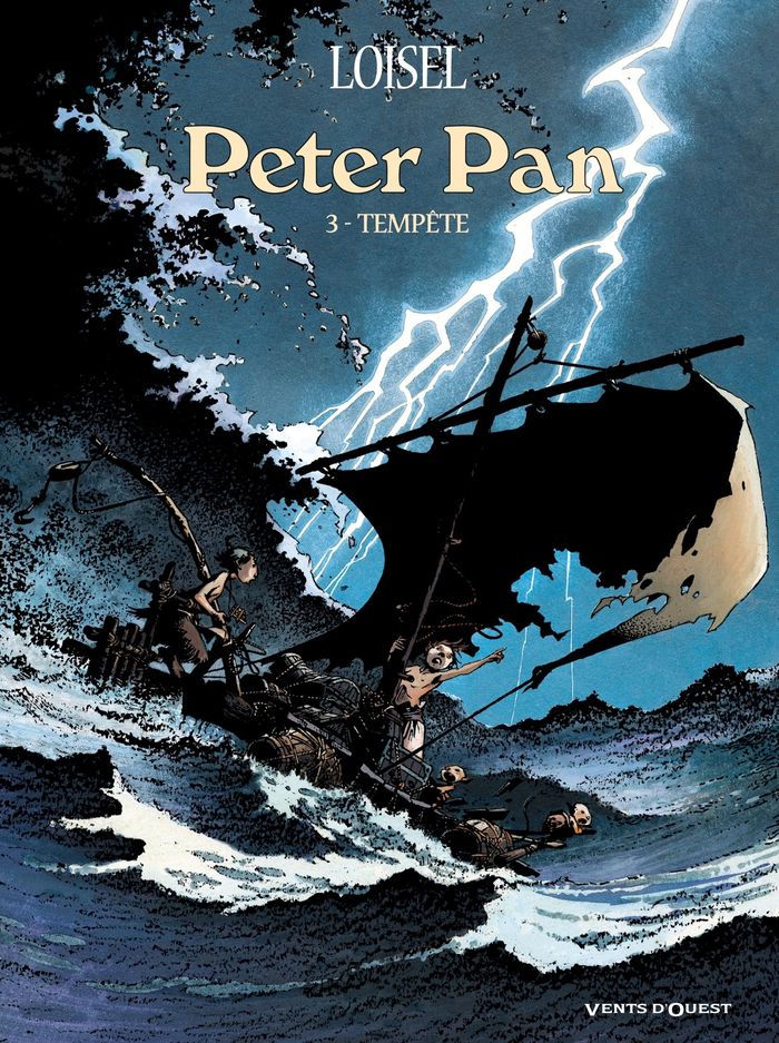Couverture du livre « PETER PAN - TOME 03 - TEMPETE » de Regis Loisel, librairie Les Contes Infusés à Corte