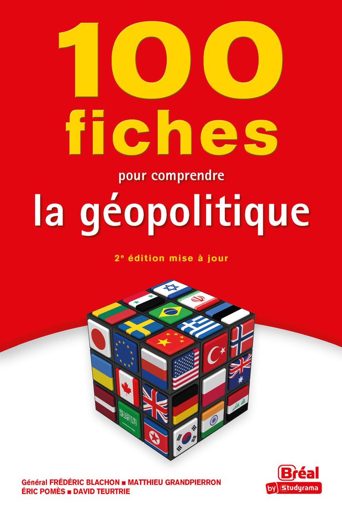 Couverture du livre « 100 fiches pour comprendre la géopolitique » de ouvrage rédigé par David Teurtrie, librairie Les Contes Infusés à Corte