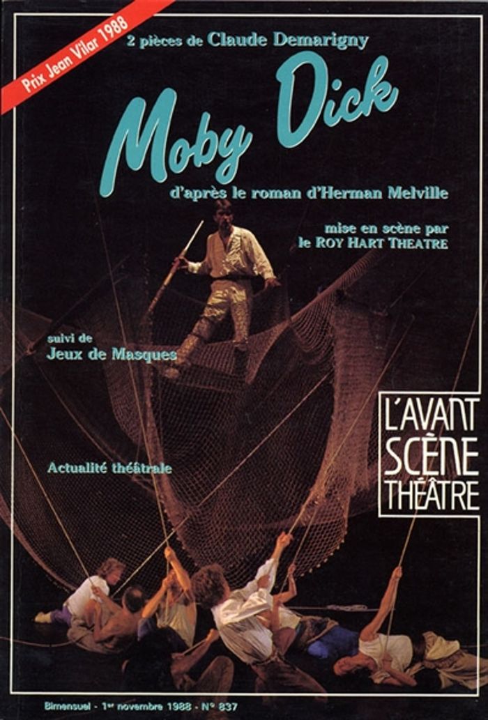 Couverture du livre « MOBY DICK - JEUX DE MASQUES », librairie Les Contes Infusés à Corte
