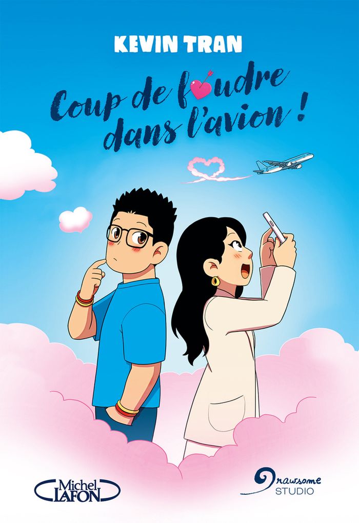 Couverture du livre « Coup de foudre dans l'avion ! » de Kevin Tran, librairie Les Contes Infusés à Corte