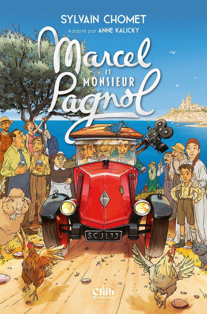 Couverture du livre « Marcel et monsieur Pagnol » de [d'après le film de] Sylvain Chomet, librairie Les Contes Infusés à Corte
