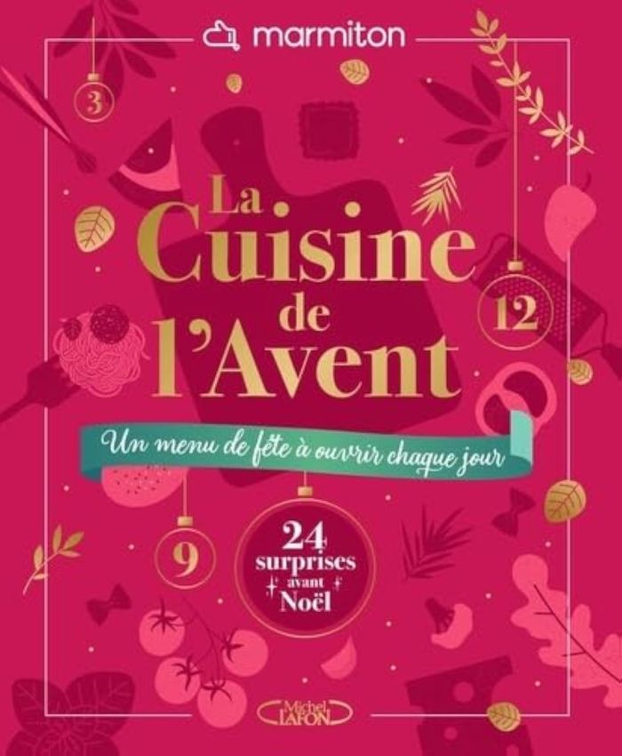 Couverture du livre « La cuisine de l'Avent » de Marmiton, librairie Les Contes Infusés à Corte