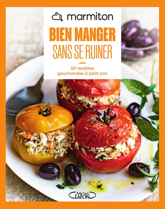 Couverture du livre « MARMITON - BIEN MANGER SANS SE RUINER - NOUVELLE EDITION », librairie Les Contes Infusés à Corte
