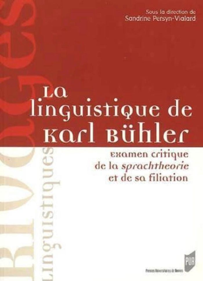 Couverture du livre « LINGUISTIQUE DE KARL BUHLER » de Pur, librairie Les Contes Infusés à Corte