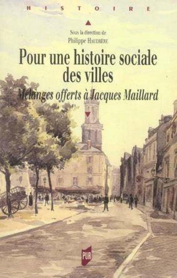 Couverture du livre « POUR UNE HISTOIRE SOCIALE DES VILLES - MELANGES OFFERTS A JACQUES MAILLARD » de Pur, librairie Les Contes Infusés à Corte