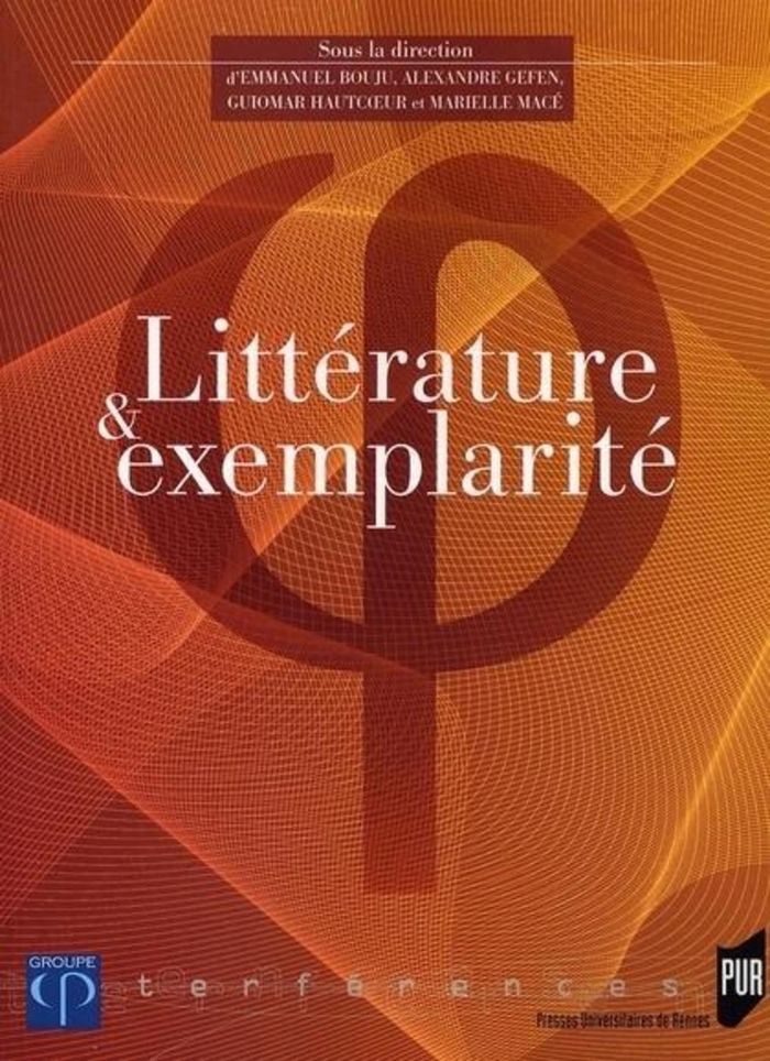 Couverture du livre « LITTERATURE ET EXEMPLARITE » de Pur, librairie Les Contes Infusés à Corte