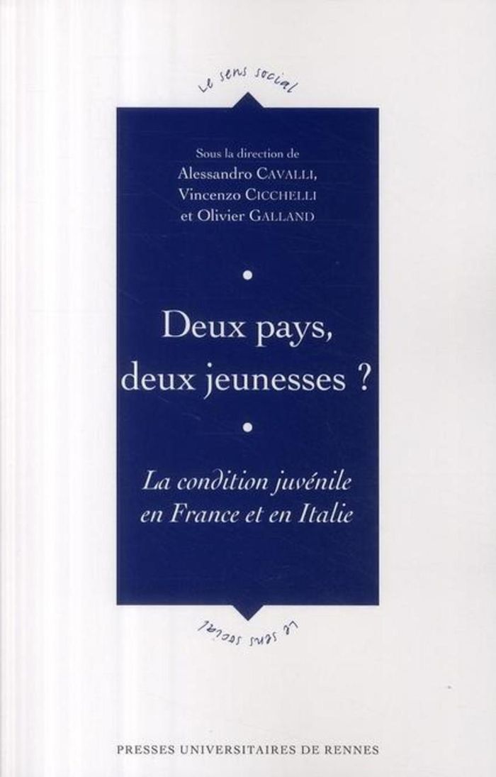 Couverture du livre « DEUX PAYS DEUX JEUNESSES » de Pur, librairie Les Contes Infusés à Corte