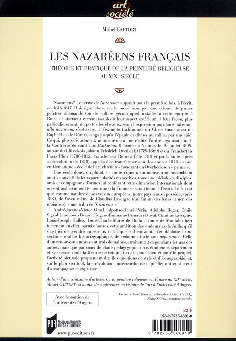 Quatrième de couverture de « NAZAREENS FRANCAIS »