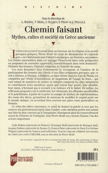 Quatrième de couverture de « CHEMIN FAISANT »