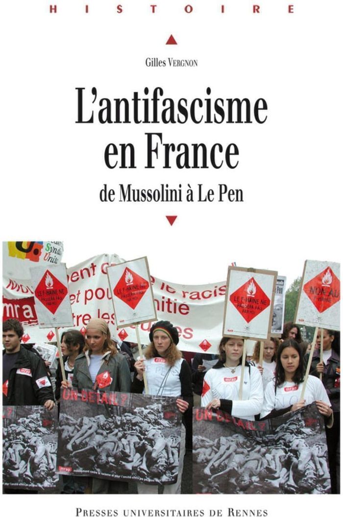 Couverture du livre « ANTIFASCISME EN FRANCE » de Pur, librairie Les Contes Infusés à Corte