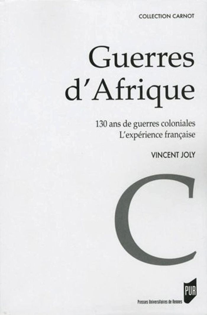 Couverture du livre « GUERRES D AFRIQUE » de Pur, librairie Les Contes Infusés à Corte