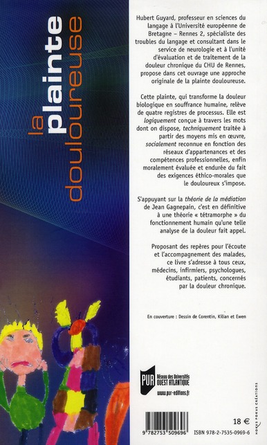Quatrième de couverture de « PLAINTE DOULOUREUSE »