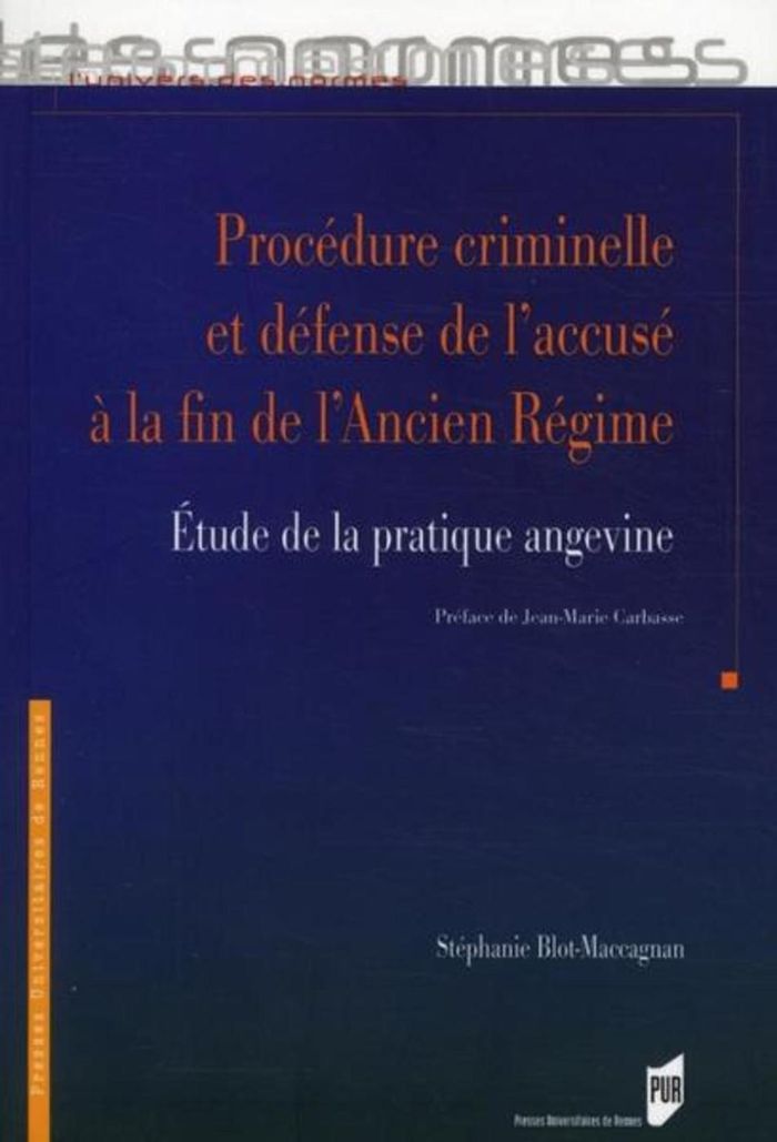 Couverture du livre « PROCEDURE CRIMINELLE ET DEFENSE DE L ACCUSE » de Pur, librairie Les Contes Infusés à Corte