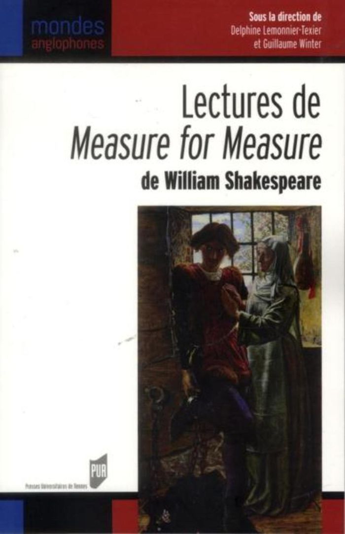 Couverture du livre « LECTURES DE MEASURE FOR MEASURE », librairie Les Contes Infusés à Corte