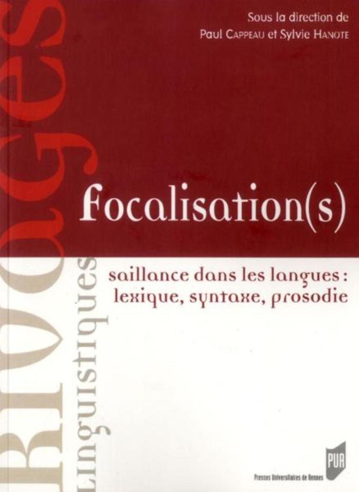 Couverture du livre « FOCALISATION S » de Pur, librairie Les Contes Infusés à Corte