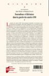 Quatrième de couverture de « JOURNALISME ET LITTERATURE DANS LA GAUCHE DESANNEES 1930 »