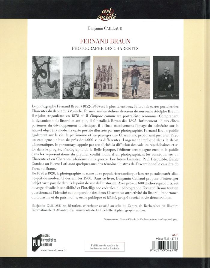 Quatrième de couverture de « FERNAND BRAUN »