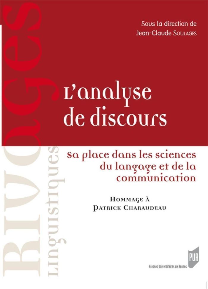 Couverture du livre « ANALYSE DE DISCOURS » de Pur, librairie Les Contes Infusés à Corte