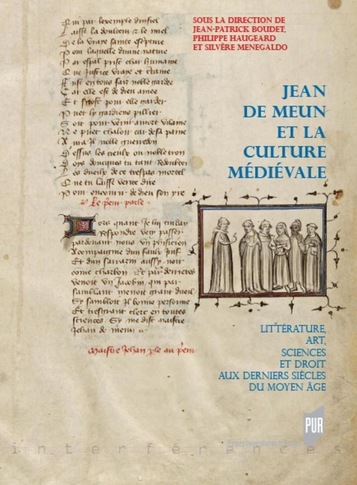 Couverture du livre « JEAN DE MEUN ET LA CULTURE MEDIEVALE - LITTERATURE, ART, SCIENCES ET DROIT AUX DERNIERS SIECLES DU M » de Boudet/haugeard, librairie Les Contes Infusés à Corte