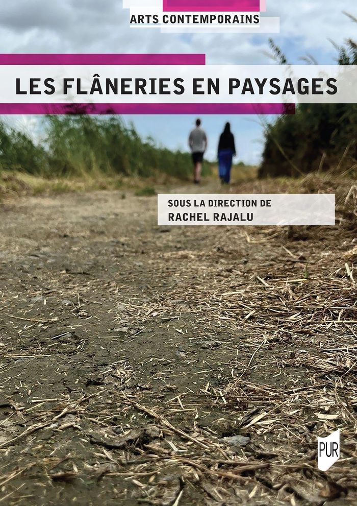 Couverture du livre « Les flâneries en paysages » de Rachel Rajalu, librairie Les Contes Infusés à Corte