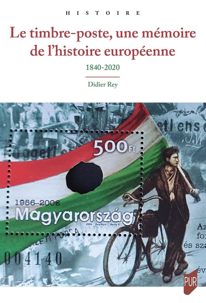 Couverture du livre « Le timbre-poste, une mémoire de l'histoire européenne : 1840-2020 », librairie Les Contes Infusés à Corte