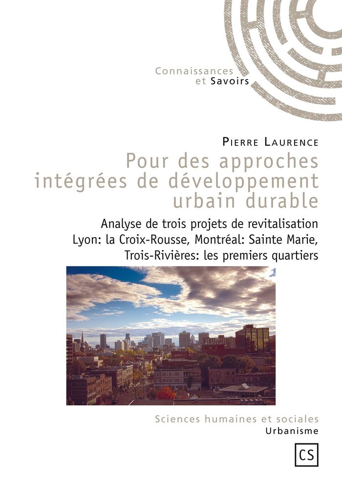 Couverture du livre « POUR DES APPROCHES INTEGREES DE DEVELOPPEMENT URBAIN DURABLE » de Pierre Laurence, librairie Les Contes Infusés à Corte