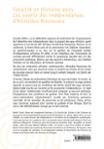 Quatrième de couverture de « FATALITE ET HISTOIRE DANS "LES SOLEILS DES INDEPENDANCES" D'AHMADOU KOUROUMA »
