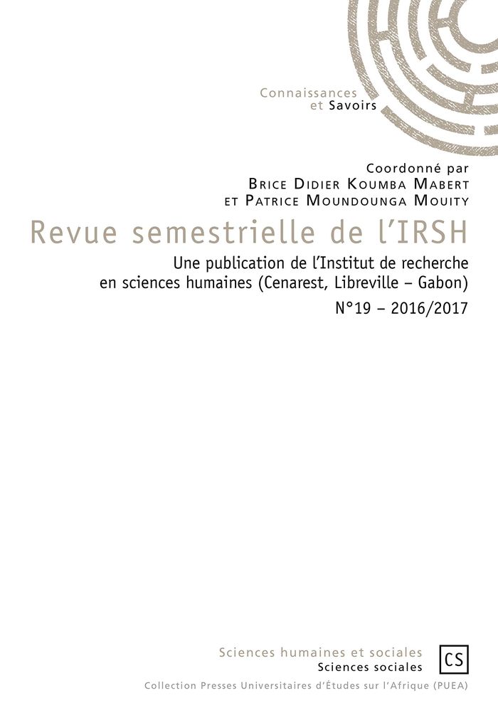 Couverture du livre « REVUE SEMESTRIELLE DE L'IRSH » de Coordonne Par Brice, librairie Les Contes Infusés à Corte