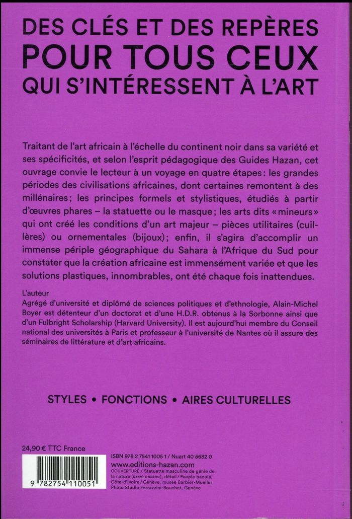 Quatrième de couverture de « Comment regarder les arts d'Afrique »