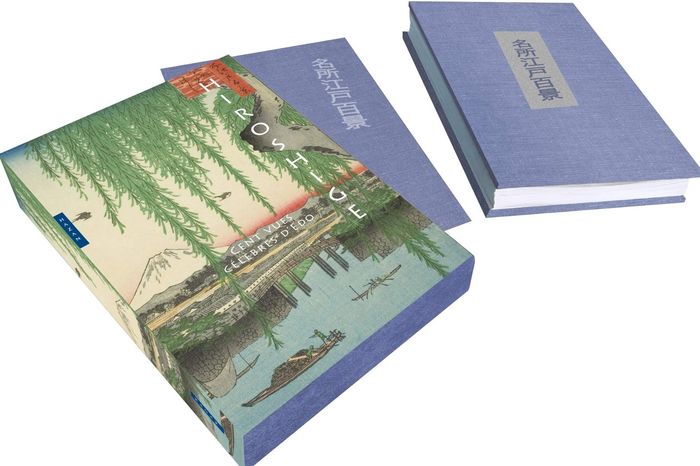 Couverture du livre « Hiroshige : "Cent vues célèbres d'Edo" » de Anne Sefrioui, librairie Les Contes Infusés à Corte