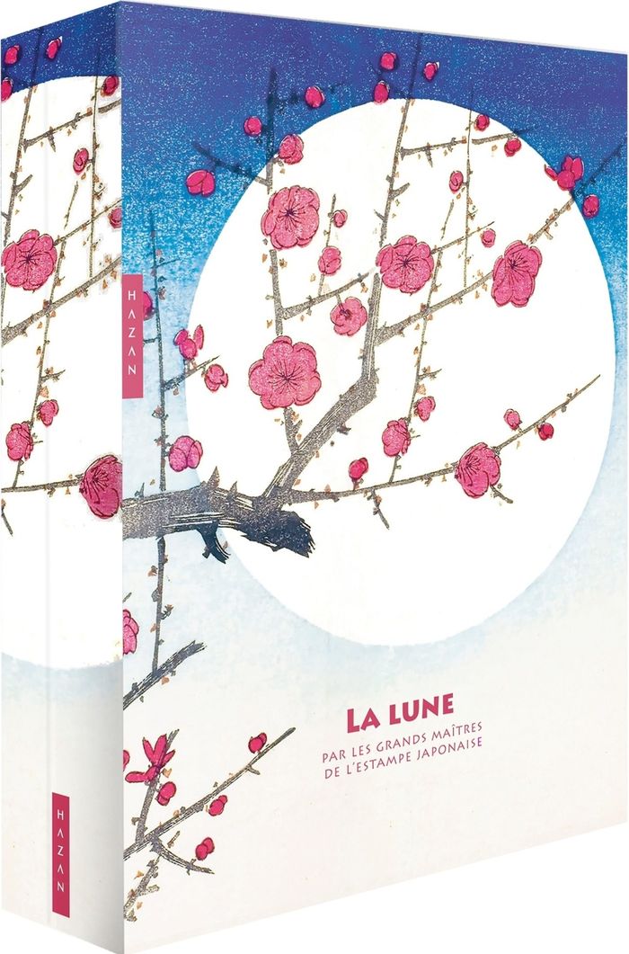 Couverture du livre « La lune par les grands maîtres de l'estampe japonaise » de Anne Sefrioui, librairie Les Contes Infusés à Corte