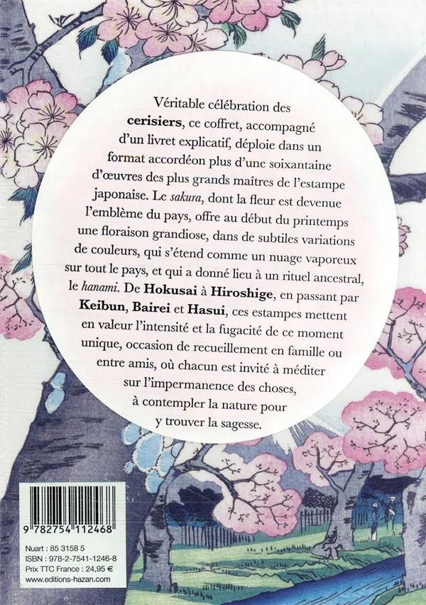 Quatrième de couverture de « Les cerisiers en fleur par les grands maîtres de l'estampe japonaise »