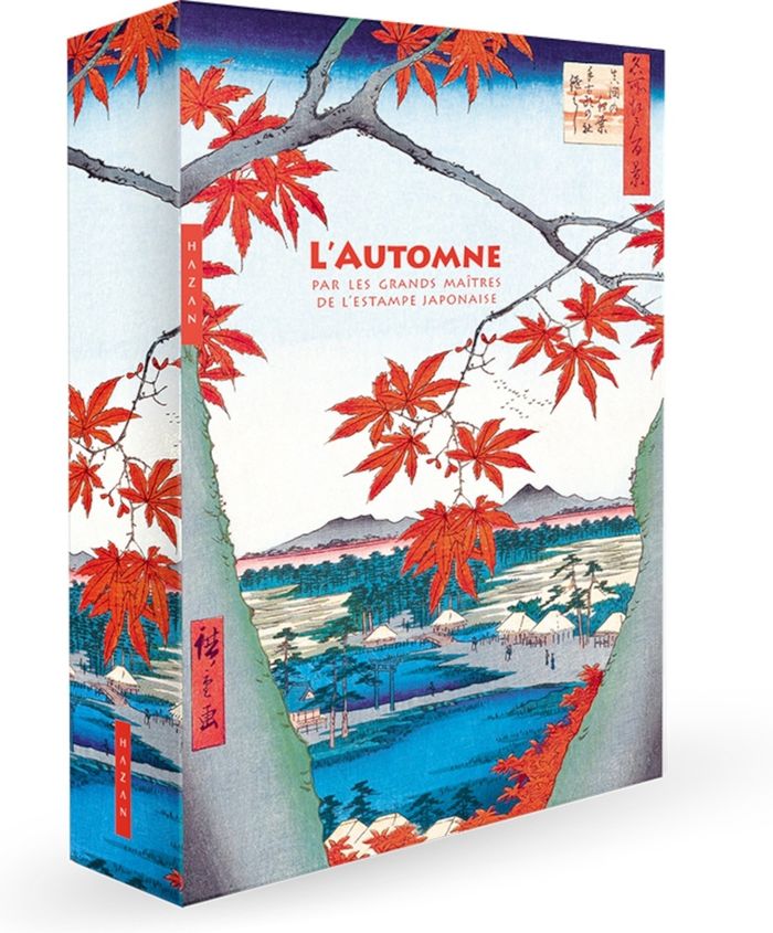 Couverture du livre « L'automne par les grands maîtres de l'estampe japonaise » de Anne Sefrioui, librairie Les Contes Infusés à Corte