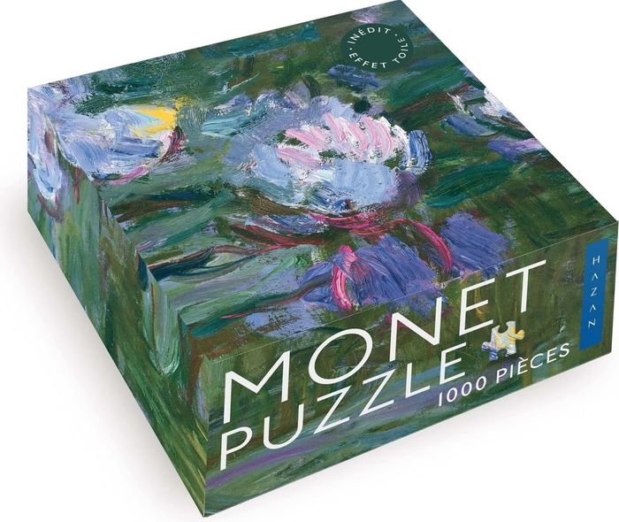 Couverture : PUZZLE HAZAN. MONET, LES NYMPHEAS