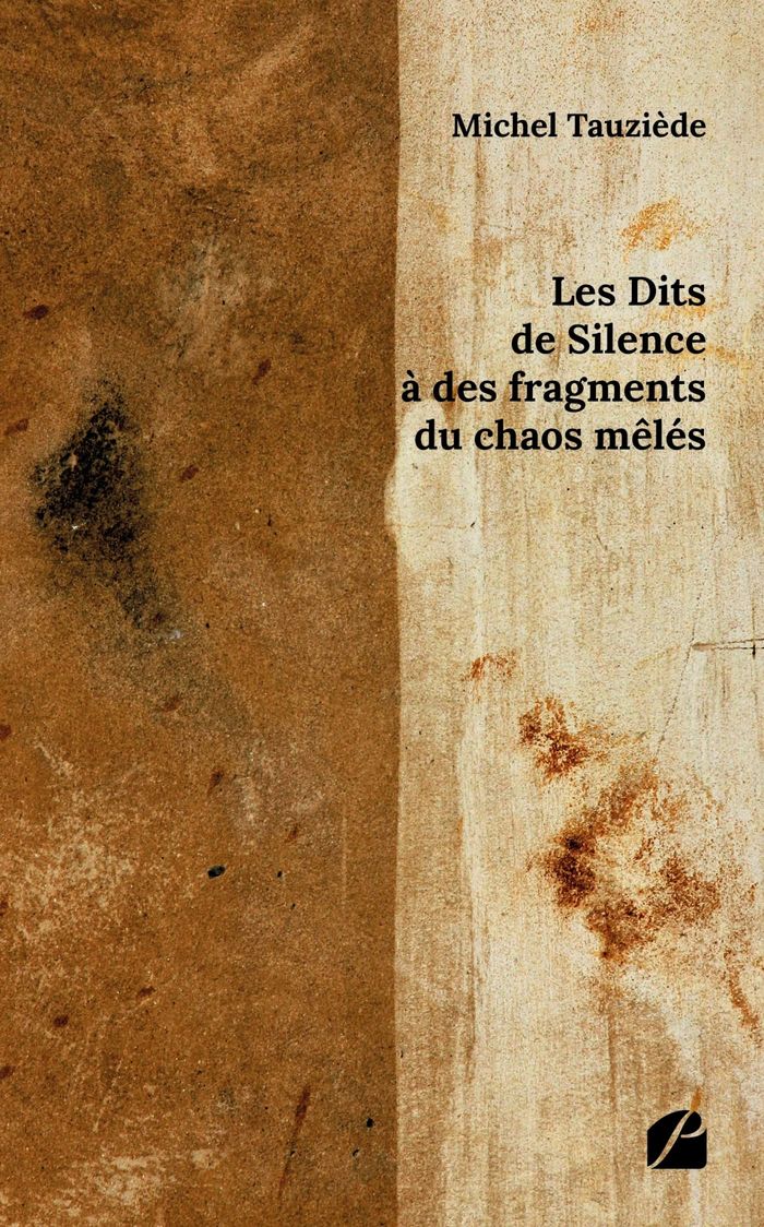 Couverture du livre « LES DITS DE SILENCE A DES FRAGMENTS DU CHAOS MELES » de Michel Tauziede, librairie Les Contes Infusés à Corte