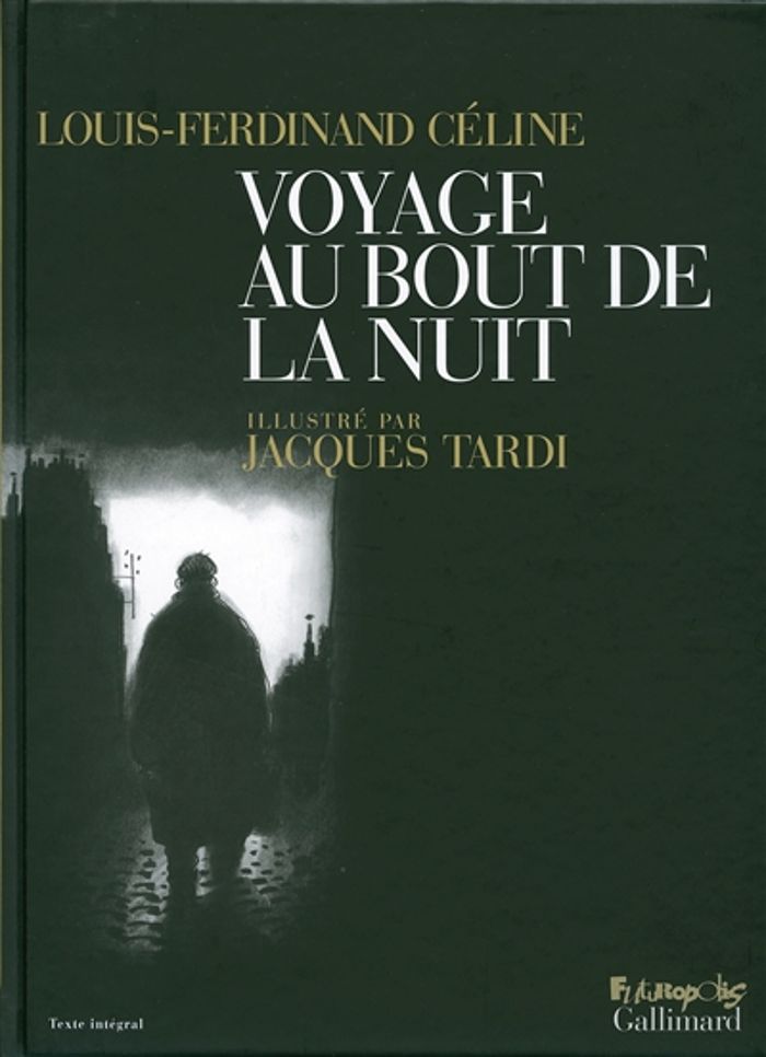 Couverture du livre « VOYAGE AU BOUT DE LA NUIT » de Celine/tardi, librairie Les Contes Infusés à Corte