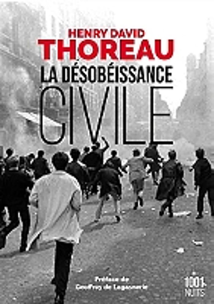 Couverture du livre « La désobéissance civile » de Henry David Thoreau, librairie Les Contes Infusés à Corte