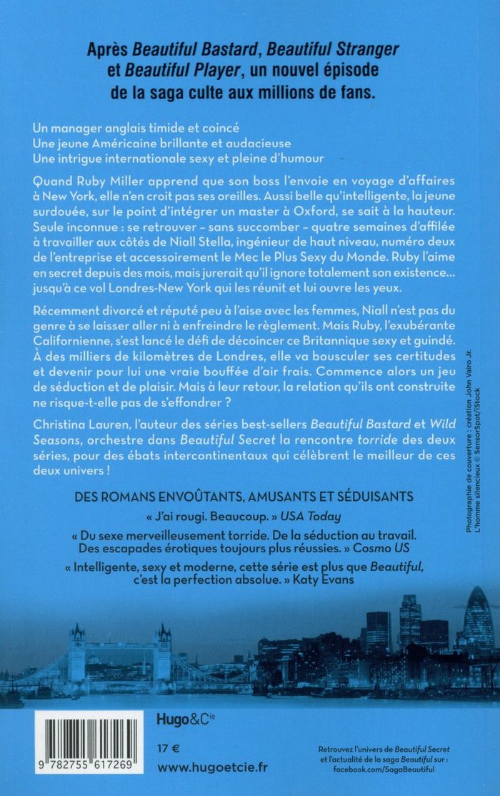 Quatrième de couverture de « Beautiful secret : roman »