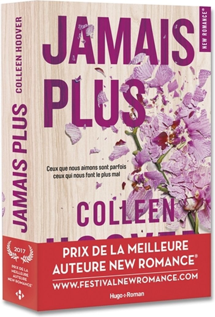 Couverture du livre « Jamais plus » de Colleen Hoover, librairie Les Contes Infusés à Corte