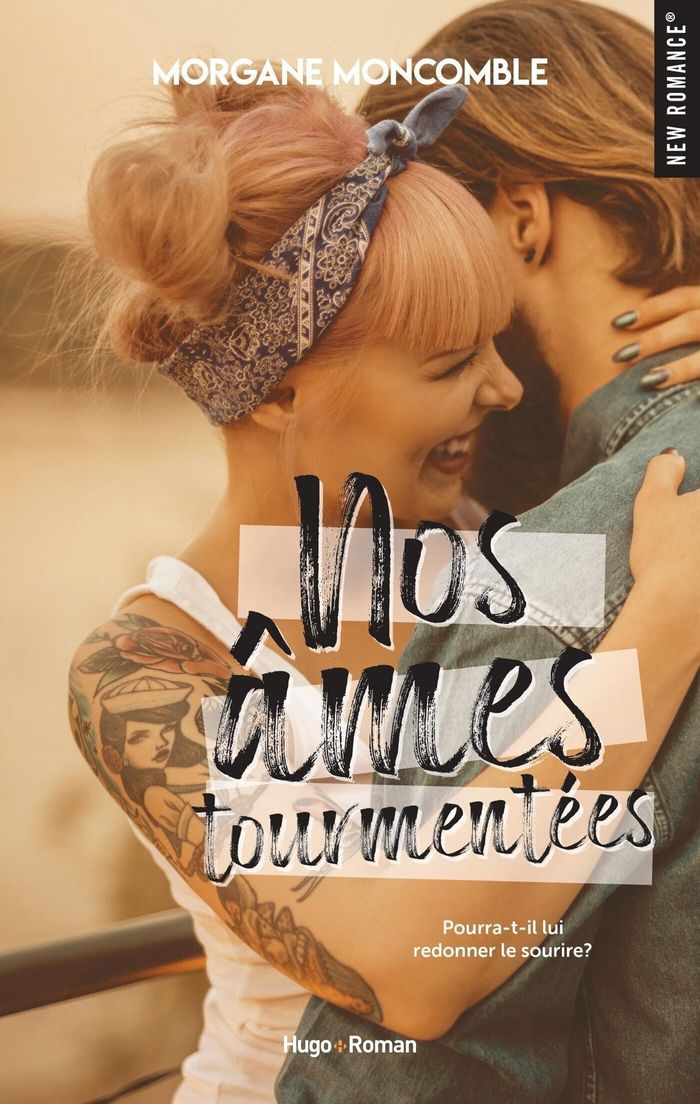 Couverture du livre « Nos âmes tourmentées » de Morgane Moncomble, librairie Les Contes Infusés à Corte