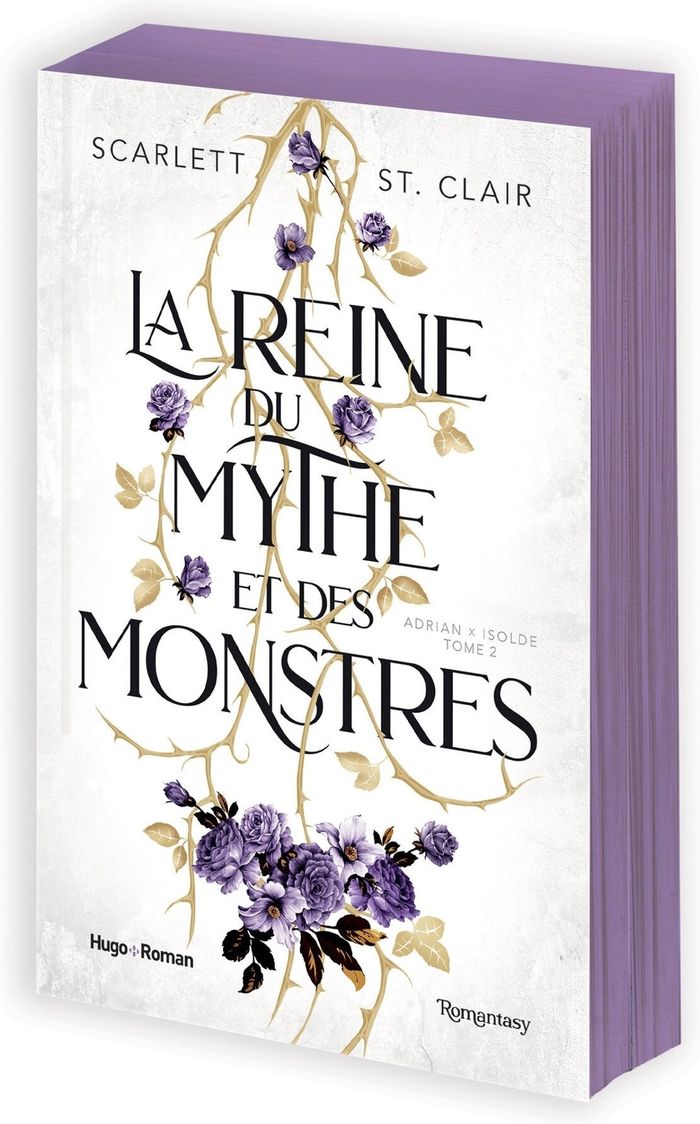 Couverture du livre « La reine du mythe et des monstres » de Scarlett St. Clair, librairie Les Contes Infusés à Corte