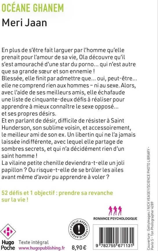 Quatrième de couverture de « MERI JAAN »